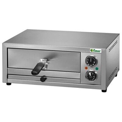 Electric pizza oven in stainless steel. Removable grill and timer. FP - Fimar