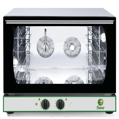Convection oven with timer, stainless steel structure, humidifier. Model: CMP4GPMI - Fimar