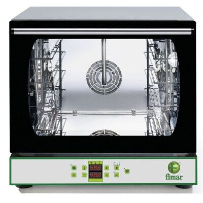 Digital convection oven, stainless steel structure, humidifier and internal halogen light .CMP423D - Fimar