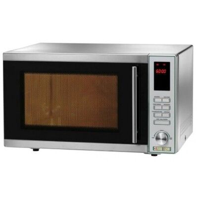 Digital stainless steel microwave with Grill and 30cm turntable. Mod: MF914 - Easy line By Fimar