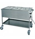 Hot bain-marie display cart with differentiated temperature. Series: CT