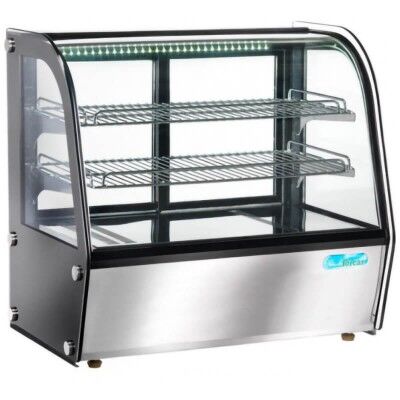 Heated showcase in steel and ventilated glass. - Forcar