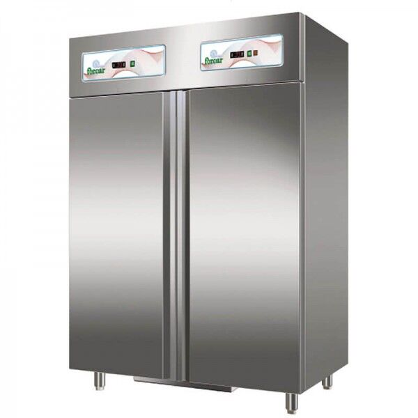 Forcar GNV1200DT Inox Double Temperature Professional Refrigerator - Forcar Refrigerated