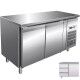 Refrigerated table Forcar GN2100TN 2 doors positive - Forcar Refrigerated