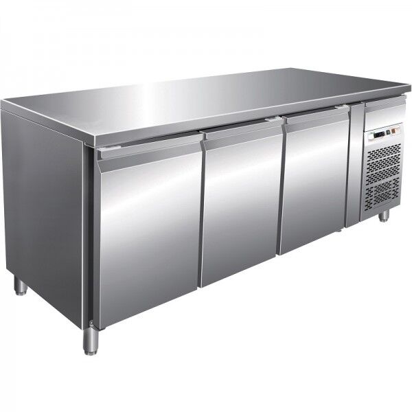 Refrigerated table forcar GN3100BT 3 doors negative - Forcar Refrigerated