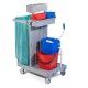 Forcar cleaning cart with wringer 1 bucket 15lt CA1614 - Forcar Multiservice