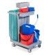 Forcar cleaning cart with wringer 2 buckets 15lt CA1615 - Forcar Multiservice