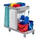 Forcar cleaning cart with wringer 2 buckets 15lt CA1616 - Forcar Multiservice