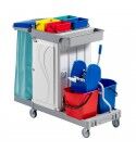 Forcar cleaning cart with wringer 2 buckets 15lt CA1616