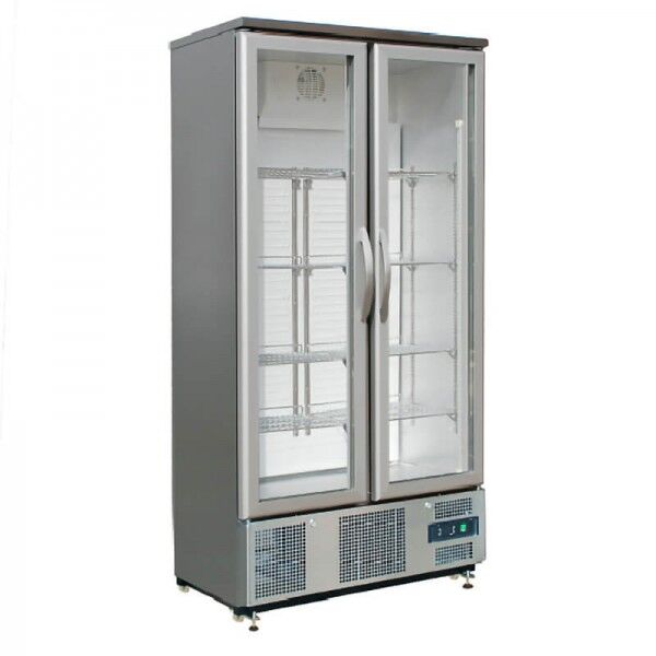 Double static refrigerated display case. Model: SC500GSS - Forcar Refrigerated