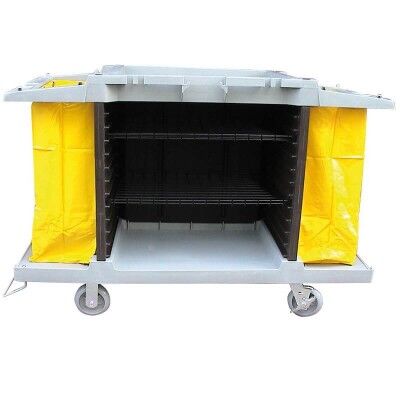 Multipurpose plastic cleaning trolley. - Forcar