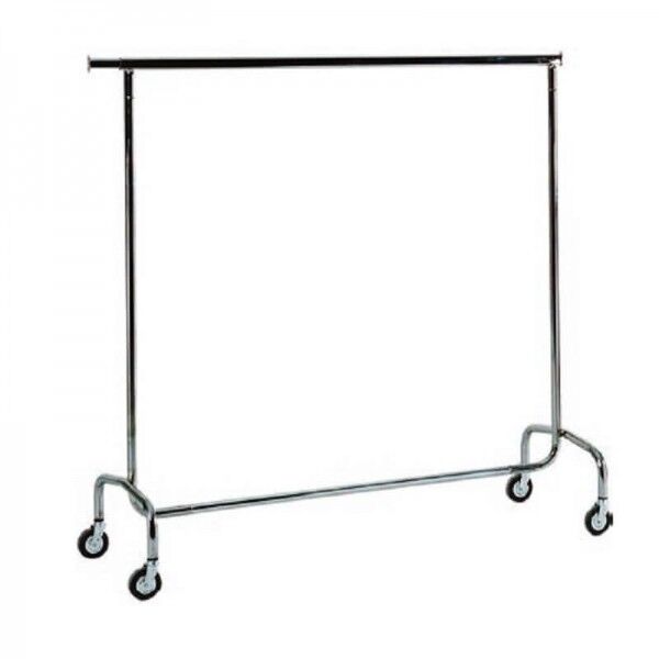 Forcar Chrome Steel Clothes Hanging Trolley ST4060 - Forcar Multiservice