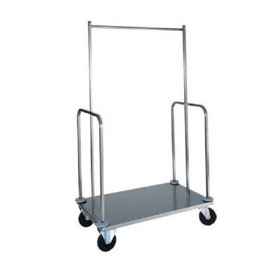 PVI4024 Stainless Steel Suitcase and Coat Rack Trolley