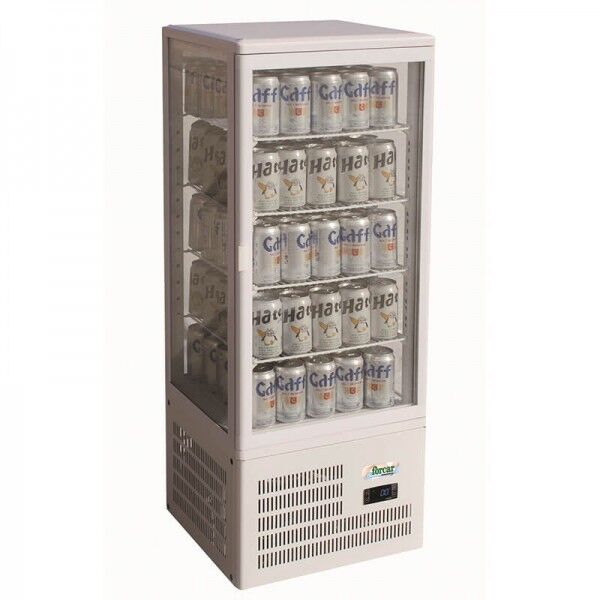 Espositore refrigerato vetrina da banco con 4 lati. Modello: TCBD98 - Forcar Refrigerati