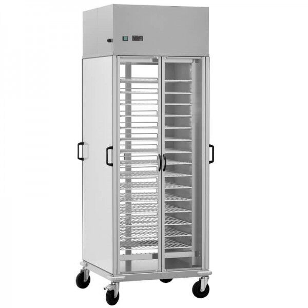 Forcar CG1439R refrigerated cabineted dish cart - Forcar Multiservice