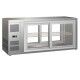 Ventilated refrigerated display case with sliding doors on both sides. Model: HAV111 - Forcar Refrigerated