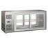 Ventilated refrigerated display case with sliding doors on both sides. Model: HAV131