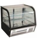 4-sided refrigerated counter display with glass and led light. Model: VPR120