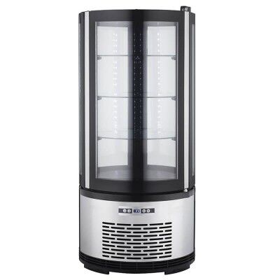 Round ventilated refrigerated display case with led lighting. Model: ARC100B - Forcar