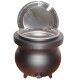 10-Liter electric aluminum soup tureen. - Forcar Multiservice
