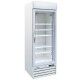 White ventilated freezer cabinet with led light. Model: SNACK420BTG - Forcar Refrigerated