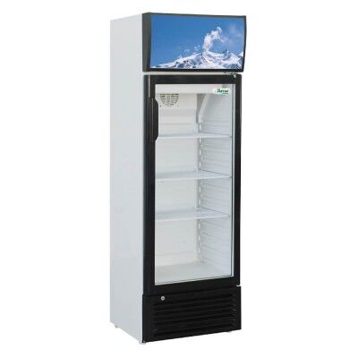 Armadio frigorifero espositore porta vetro e luce led. Modello: SNACK176SC