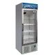 Static refrigeration cabinet with glass door and digital thermometer. Model: SNACK340TNG - Forcar Refrigerated