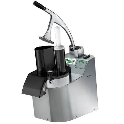 Professional single-phase electric vegetable cutter with liftable ABS spout. Mod. 2500 - Fimar