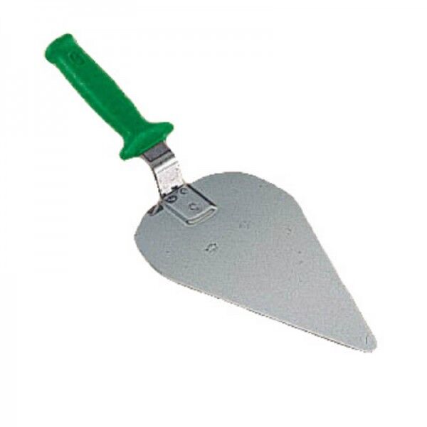 Triangular stainless steel pizza scoop. - Forcar Multiservice