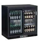 Double refrigerated beverage display stand. Model: BC2PS
