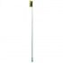 Brass brush for wood-burning ovens. length 170 cm.