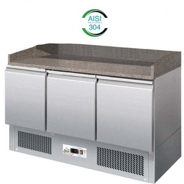 Refrigerated pizza counter Forcar-Forcold S903PZ 3 doors static - Forcar Refrigerated
