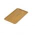 Laminate gastronorm tray, teak color.