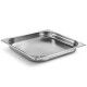 Stainless steel GN2/3 Gastronorm pan 352x325 mm - Forcar Multiservice