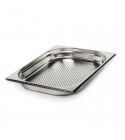 GN1/2 stainless steel perforated bottom bowls.