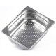GN1/2 stainless steel perforated bottom bowls. - Forcar Multiservice