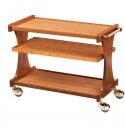 Carrello di servizio in legno multistrato Forcar. CL2151