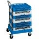 ABS dishwasher basket rack cart - Forcar Multiservice