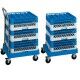 ABS dishwasher basket rack cart - Forcar Multiservice
