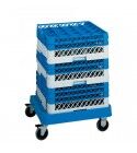 ABS dishwasher basket rack trolley