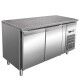 Refrigerated table Forcar PA1500TN 2 doors positive - Forcar Refrigerated