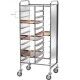 Steel tray trolley for 20 Gastronorm trays. CA1460 - Forcar Multiservice