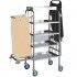 Forcar cleaning and laundry cart 4 shelves CA1525