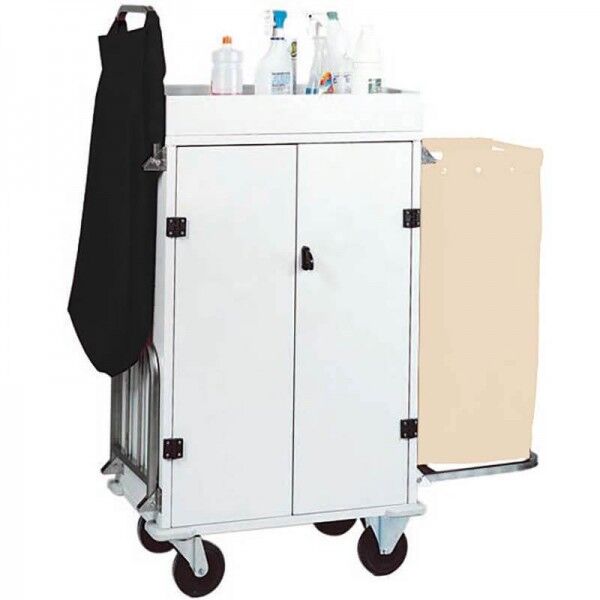 Forcar laundry cart 3 shelves 2 racks CA1530 - Forcar Multiservice