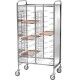 20-tray stainless steel universal tray trolley. CA1465 - Forcar Multiservice