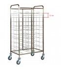 20-tray stainless steel universal tray trolley. CA1465