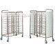 Stainless steel 30-tray universal tray trolley. CA1475 - Forcar Multiservice