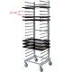 Stainless steel universal rack trolley. Model: CA1480 - Forcar Multiservice