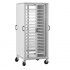 Forcar .CG1439A 10 GN2/1 Painted Grids Cabineted Dish Trolley
