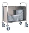 Inox dish rack cart for about 200 dishes. Forcar CP1441